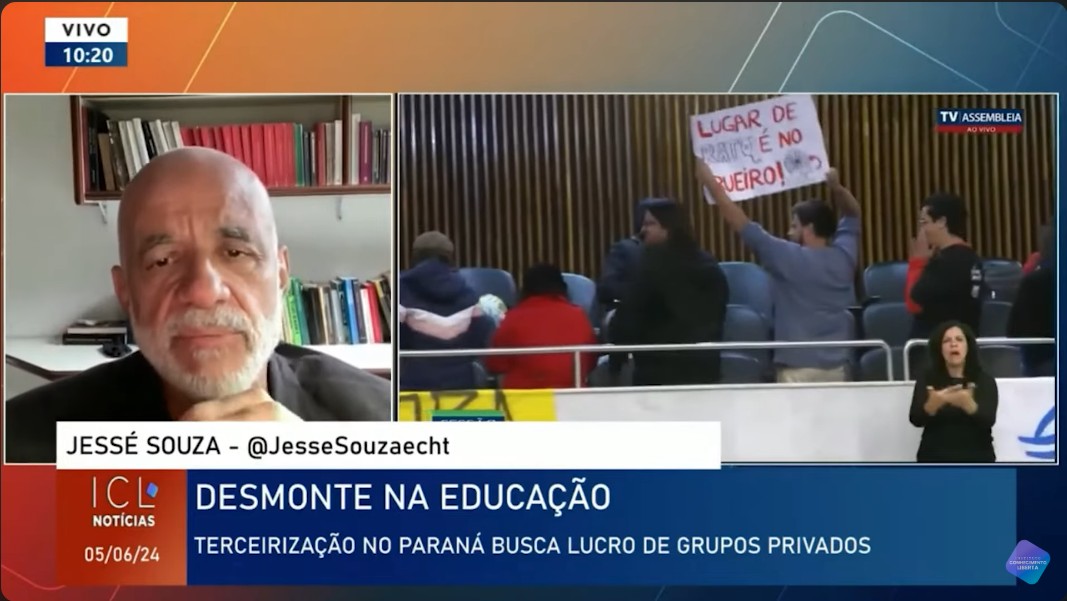 Jessé Souza Projeto que permite privatizar escolas públicas do PR é