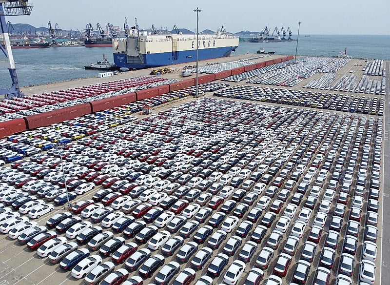 economia da China, equipe de transição, navio carga balança comercial