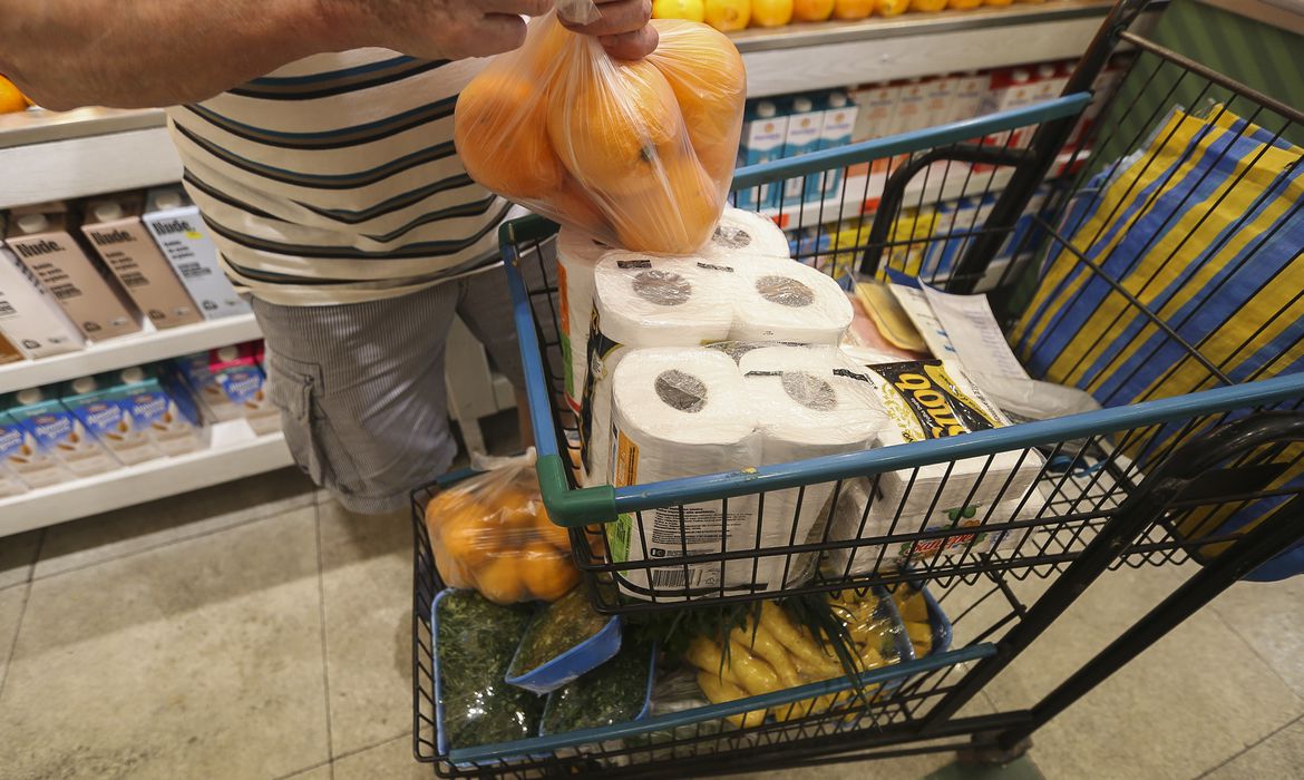 inflação, pesquisa do IBGE, IBGE, IPCA, supermercado, compras, comida