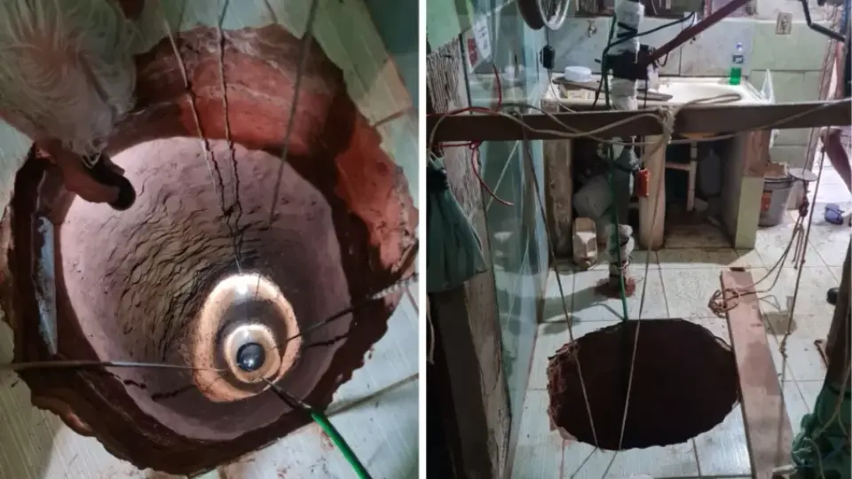 Atrás de ouro, idoso de MG cava buraco de 40 metros em casa, e morre ao cair nele