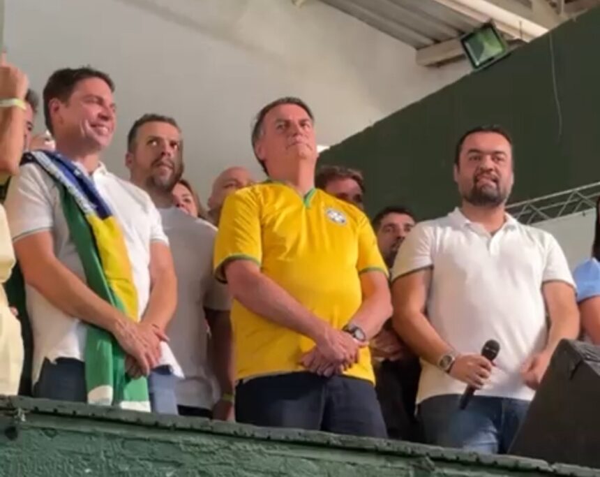 Bolsonaro Alexandre Ramagem, Jair Bolsonaro e Claudio Castro
