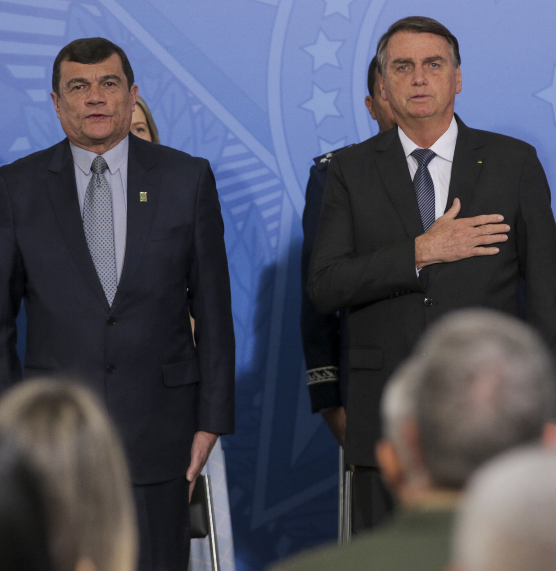 genral General Paulo Sérgio Nogueira e Jair Bolsonaro