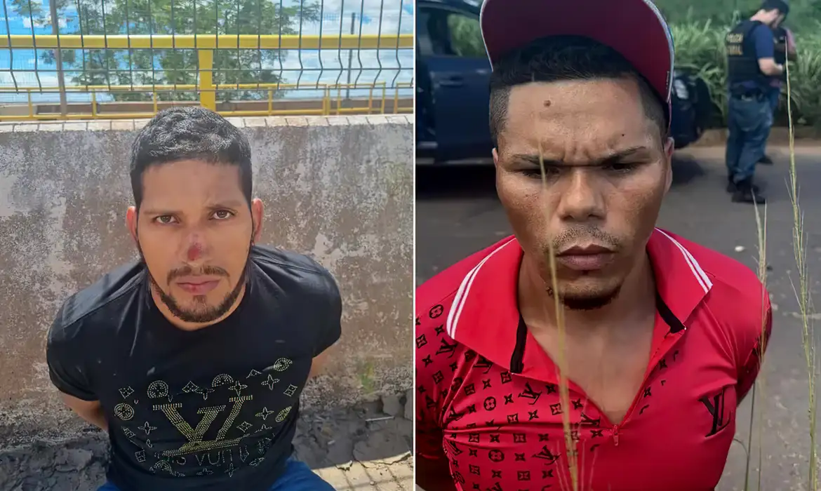 <em>Fugitivos de Mossoró foram capturados pela PF e PRF (Divulgação)</em>
