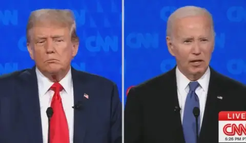 Biden perdido e Trump mentiroso: um debate ruim nos EUA