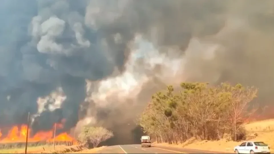 Sobe para 48 o número de cidades de SP com alerta máximo para queimadas