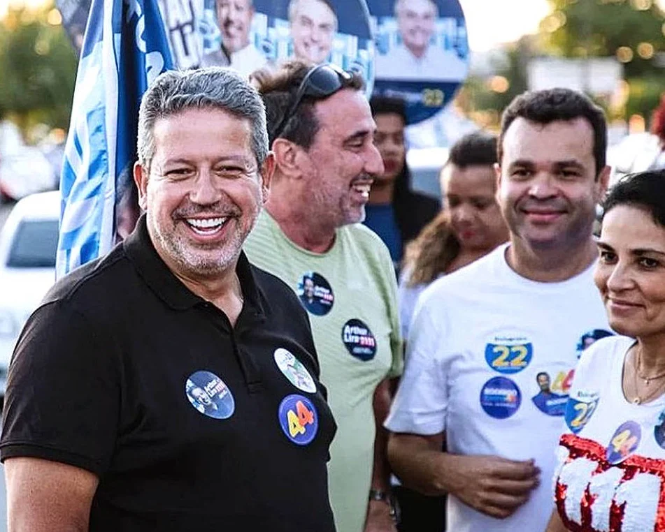 Arthur Lira e seu assessor Luciano Cavalcante