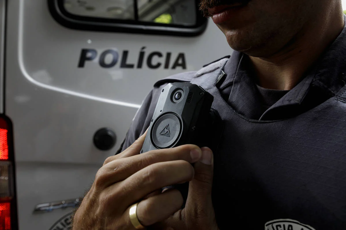 câmeras policiais