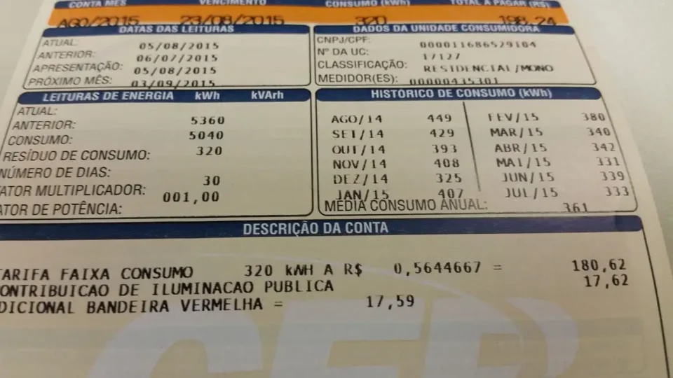 Conta de luz não terá cobrança extra em dezembro