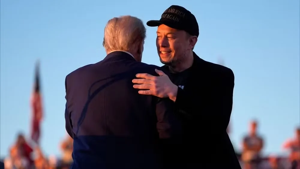 Donald Trump e Elon Musk, quando ainda eram aliados