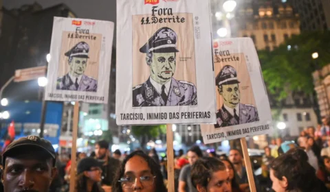 Cláudio Castro, capitão Derrite e a série ‘Bandidos na TV’