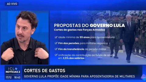 Leandro Demori explica quais são as propostas do governo Lula para cortas gastos nas Forças Armadas