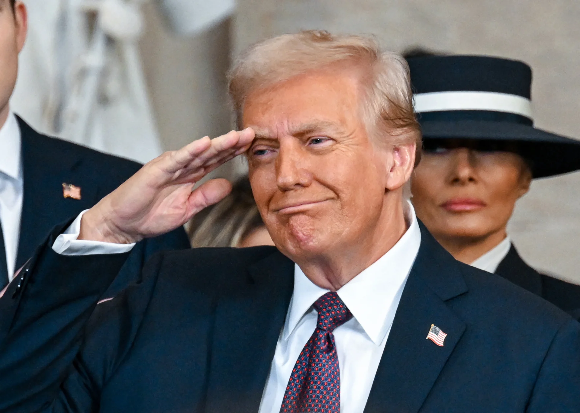 Posse de Donald Trump; Foto: AFP