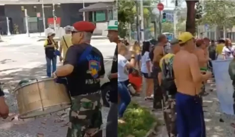 Bolsonaristas festejam posse de Trump em frente a consulado dos EUA; veja vídeo