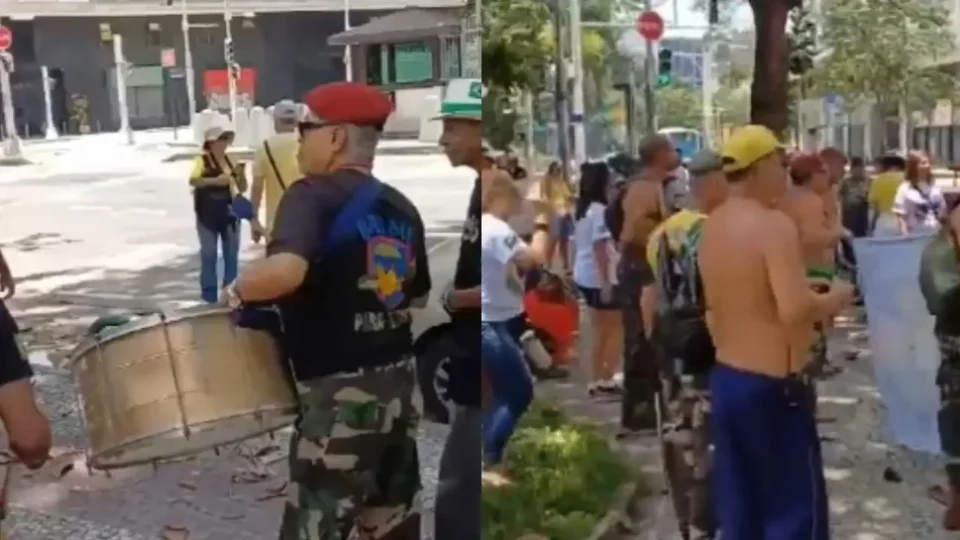 Bolsonaristas festejam posse de Trump em frente a consulado dos EUA; veja vídeo