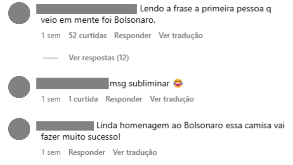 camisa Bolsonaro