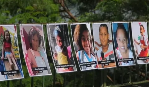 Rio terá ato por recolocação das fotos de crianças vítimas da violência no estado