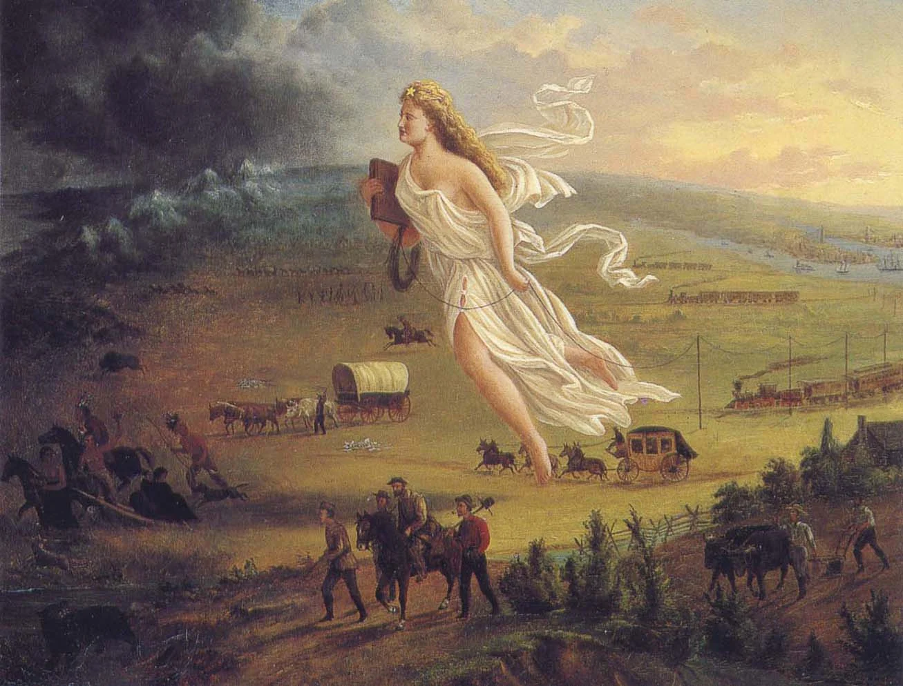 "Progresso Americano" (1872), de John Gast.