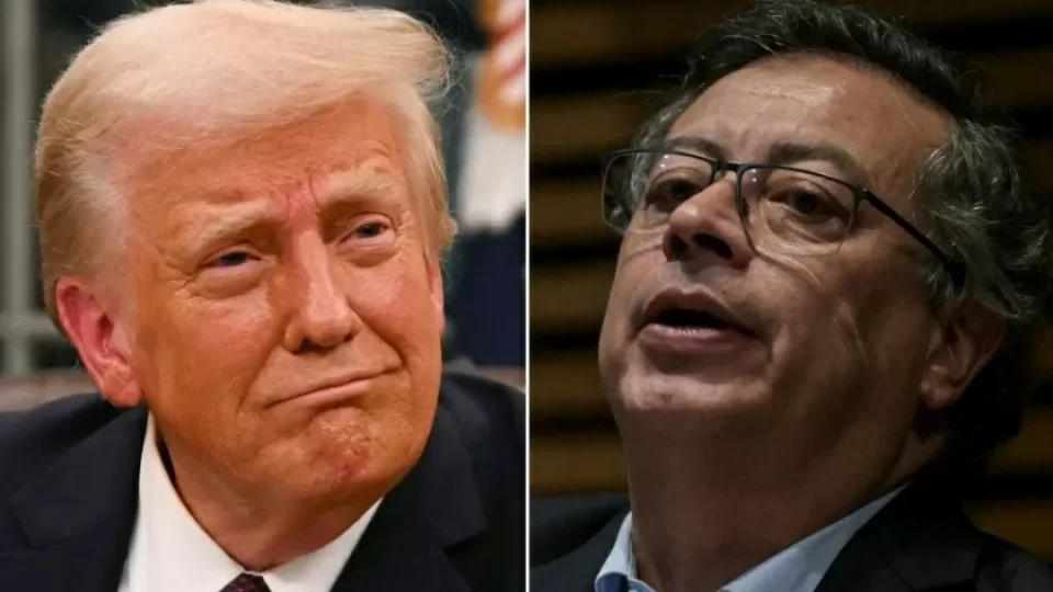 Donald Trump ameaça Petro sob acusação de cooperação da Colômbia com narcotráfico