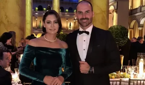Barrados, Eduardo e Michelle não acompanham posse de Trump no Capitólio
