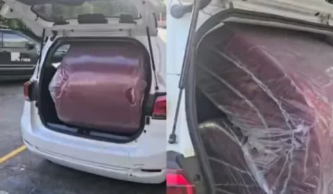Mulher tenta vender colchões doados pela prefeitura às vítimas das enchentes em SP