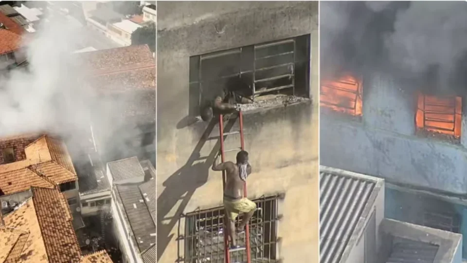 Incêndio atinge fábrica de fantasias na Zona Norte do RJ; 9 pessoas estão em estado grave