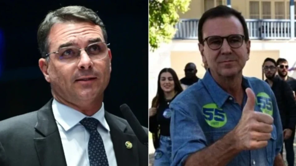 ‘Senador frouxo’: Paes bate boca com Flávio Bolsonaro