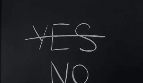 Eu quero poder dizer sem culpa, “hoje não”
