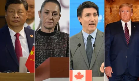 Canadá, México e China reagem a medidas de Trump e entram na guerra comercial