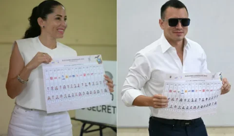 Eleição presidencial do Equador terá 2º turno entre Noboa e esquerda