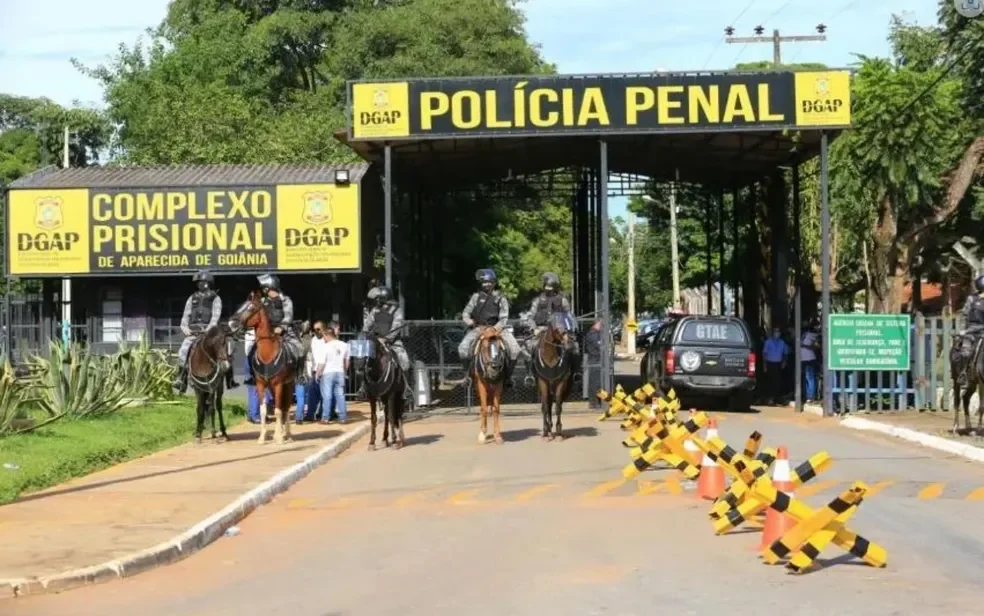 Complexo Prisional de Aparecida de Goiânia, em Goiás — Foto: Wildes Barbosa/O Popular