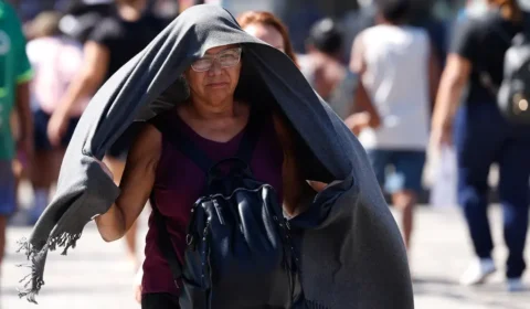 Calorão segue no Sudeste e frente fria provoca pancadas fortes de chuva no Sul