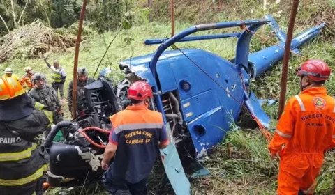 Brasil registra recorde de mortes em acidentes de helicóptero