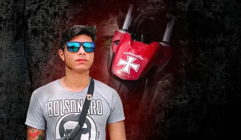 Bolsonarista que ameaçou Lula no Pará exibe símbolos nazistas em motocicleta