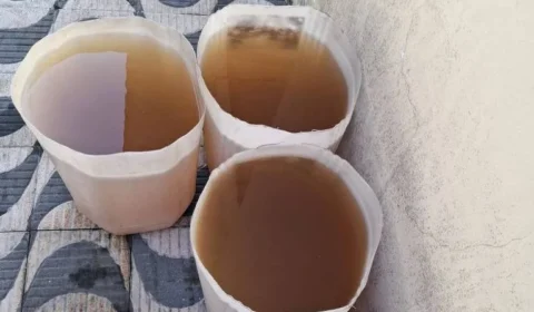 Moradores reclamam de água suja e com mau cheiro em SP
