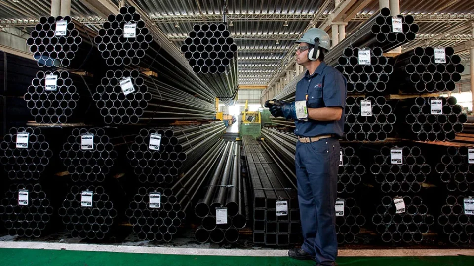 Ipea: Setor do aço brasileiro pode perder US$ 1,5 bi em exportações com tarifas