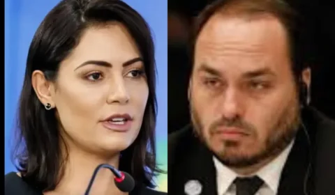 ‘Não sou obrigada a conviver’, diz Michelle sobre relação com Carlos Bolsonaro