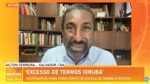 Ailton Ferreira critica penalização de escola de samba UPM por ‘excesso de termos em iorubá’