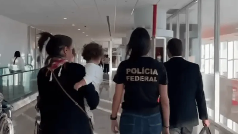 PF repatria bebê que estava em Portugal e foi vítima de tráfico humano