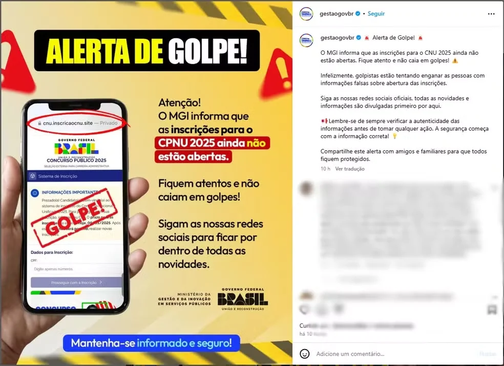 CNU 2025 golpe