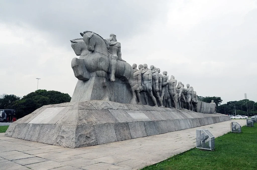 Monumento às Bandeiras Inaugurado em 1953, em São Paulo, SP, Brasil