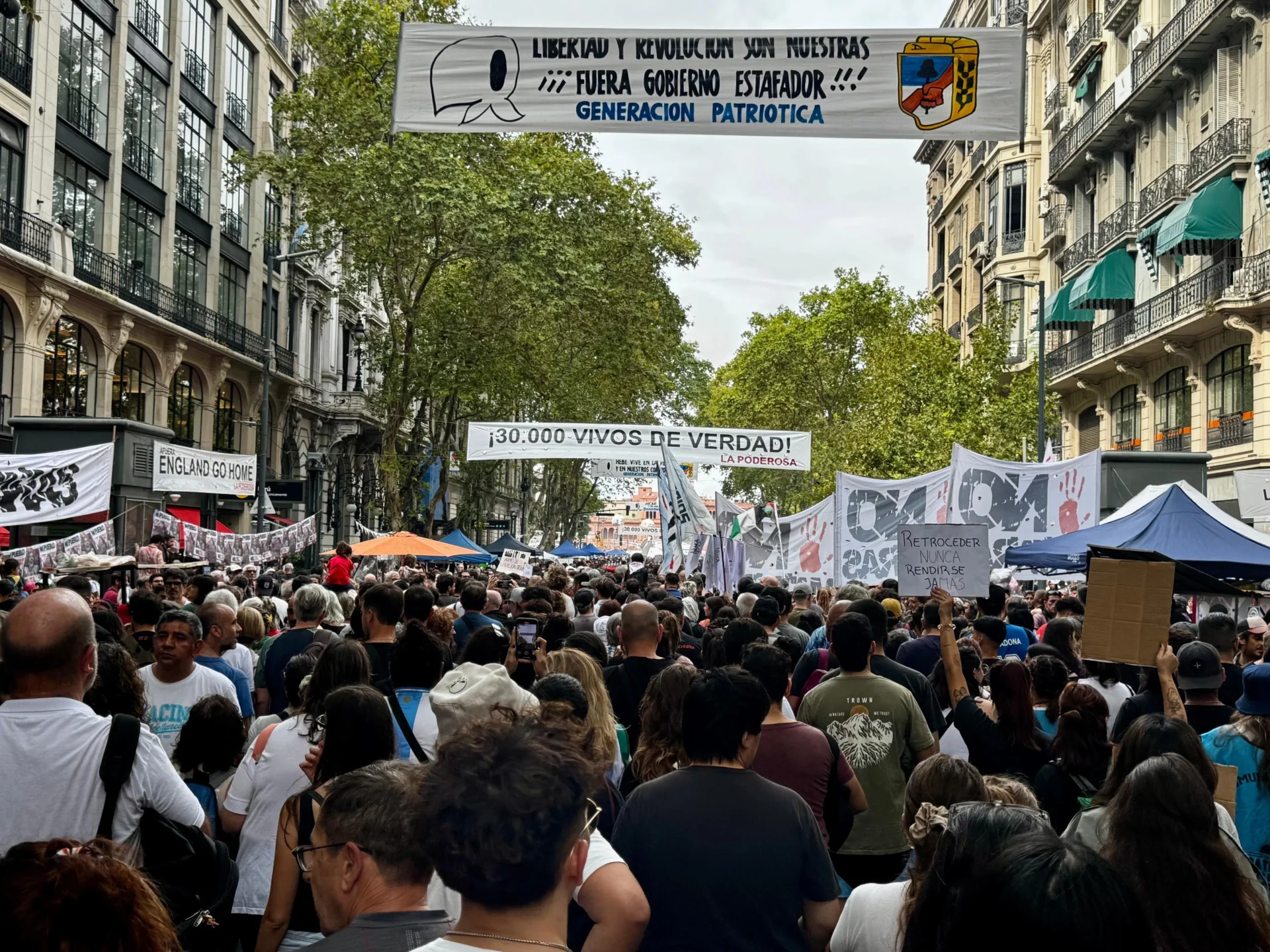 ditadura argentina protestos
