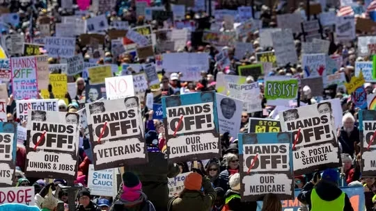 Norte-americanos fizeram várias manifestações contra contra o governo Trump. Foto: AFP