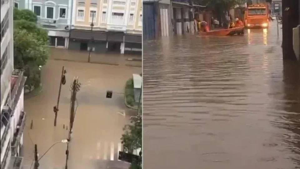 Fortes chuvas deixam quase 200 desalojados em Angra dos Reis (RJ)
