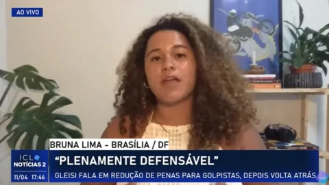 Bruna Lima: Recuo de Gleisi sobre dosimetria de penas de golpistas pacifica a base