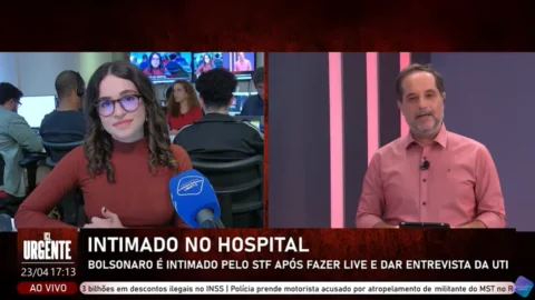Alexandre de Moraes acaba com cautela e intima Bolsonaro no hospital depois de live