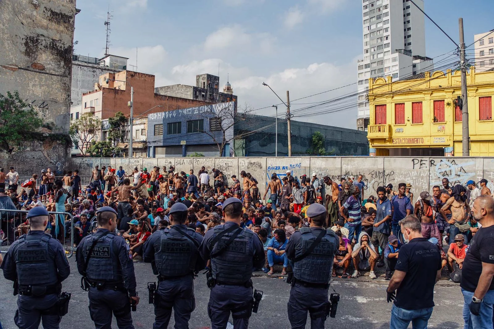 Instituto Luz repressão policial