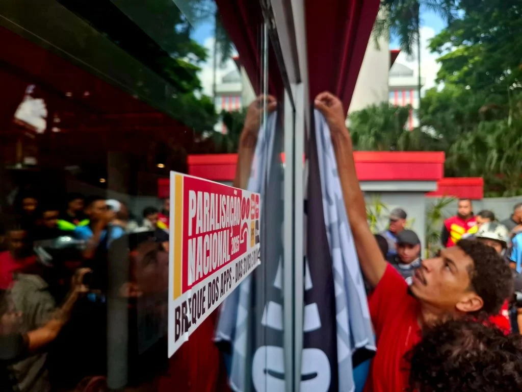 breque ifood entregadores manifestação