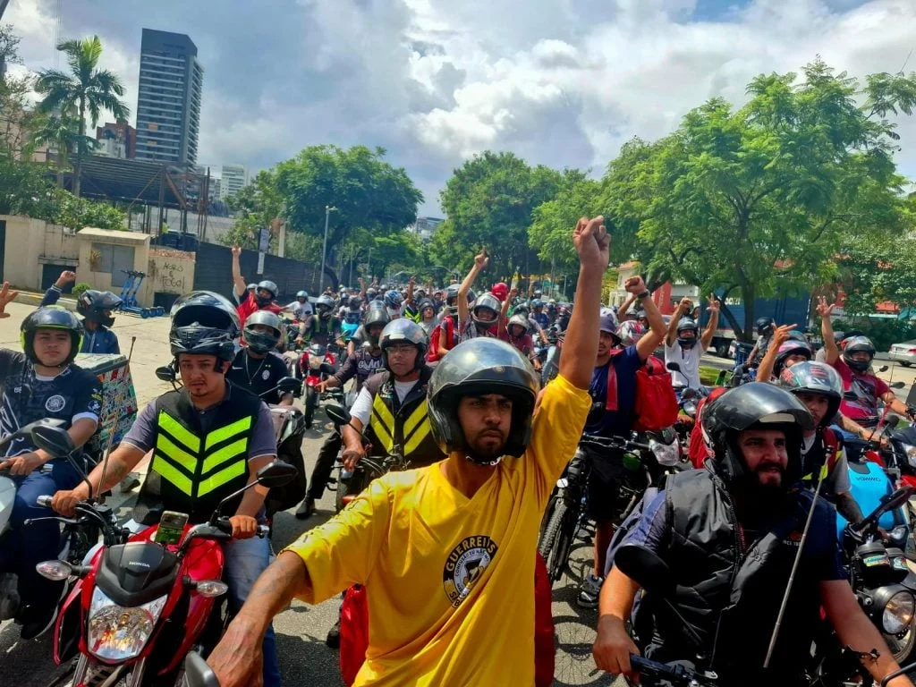 breque manifestação ifood entregadores