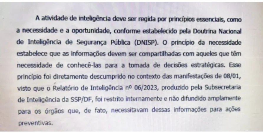 O relatório final da Polícia Federal sobre a Petição 11.781, ao qual o ICL Notícias teve acesso, embora siga sob sigilo, traz um retrato detalhado e contundente sobre as falhas institucionais da Secretaria de Segurança Pública do Distrito Federal (SSP/DF) no contexto dos atos golpistas de 8 de janeiro de 2023. STF