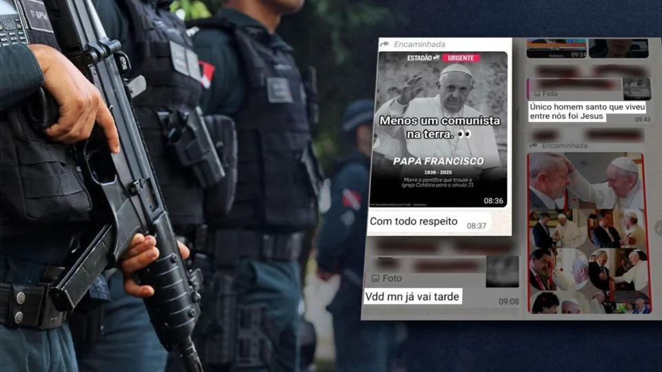 ‘Menos um comunista’: Corregedoria do Pará investiga declaração de PM sobre papa